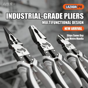 Premium 9-in-1 Multi-Function Tool Pliers: High-Strength Steel Compact Foldable Design Essential for Outdoor Camping Survival & Home Repair