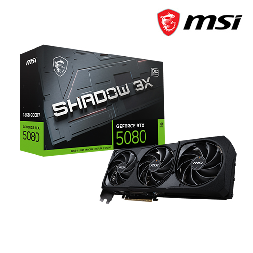 MSI GeForce RTX™ 5080 16G SHADOW 3X OC Graphics Card
