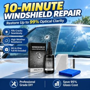 ⚡️Quick Glass Repair⚡️Car Windshield Minor Crack Repair Kit Windshield Glass Scratch Restore Glass Crack Repair Liquid