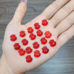 Charm túi tiền Ngọc Agte Đỏ - Phong Thủy TUDO