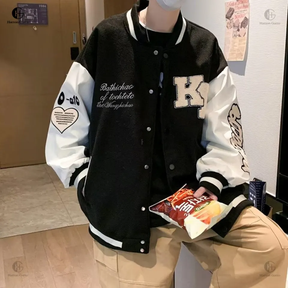 Hatton Gutto🔥COD M-2XL Unisex Korean Bomber Jeket Jaket Men Women