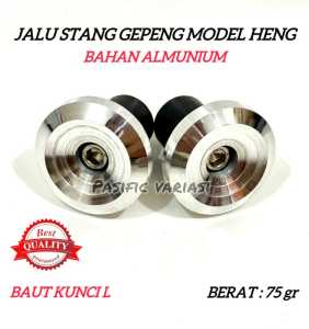 Jalu Stang Bandul Model Heng Warna Chrome Baut Kunci L Bahan Almu Bisa Semua Motor Kualitas Top
