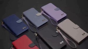Case for iPhone 17 16e 16 15 Pro Max Plus Wallet Leather Butterfly Diamond Shining Embossed Card Slots Flip Luxury Phone Cover with Wrist Strap