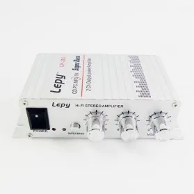 Lepy HiFi Mini Stereo Amplifier Treble Bass Booster - LP-268