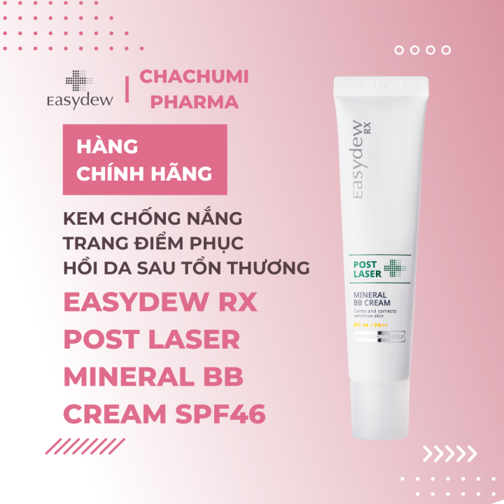 Kem Chống Nắng Easydew Rx Post Laser Mineral Bb Cream Spf46 Trang Điểm