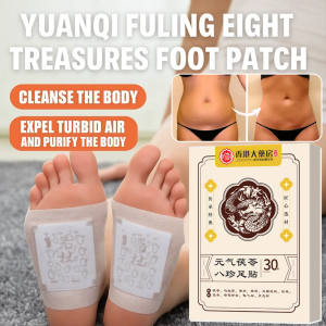 Herbal Detox Foot Patch Eight Precious Nourishing Energy Foot Patch Relieve Stress Improve Sleep Lose Weight