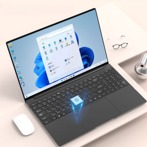 Leno 15.6" Laptop Portable 32GB Ram DDR4 2TB SSD Windows 11 Notebook Pc Gamer Intel N5095 Office Computer with Backlit Fingerprint