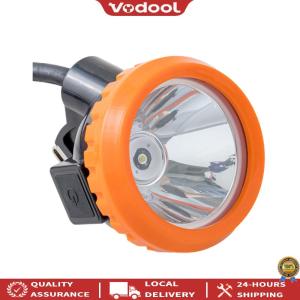 [Upgraded] Waterproof Safety Mining Light Rechargeable Underground Head Flashlight Explosion-Proof Coal Miner Head Searchlight for Hard Hat [Vodool Official Tool]
