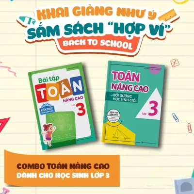 Sách: ComBo 2 Cuốn Toán Nâng Cao Lớp 3