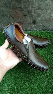 sepatu mocasin pull kulit sepatu kasual pria kulit sepatu buat mengendarai motor/mobil sepatu mokasin santai