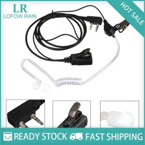 LF Wholesale✨Flash Sale ✨ FBI phong cách tai nghe Tai nghe tai nghe mic an ninh đài phát thanh Walkie Talkie Pro 2 Pin