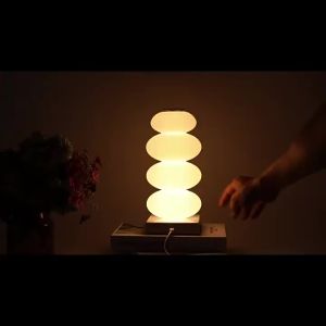 SXH Creative DIY Colorful Romantic Mood Table Lamp Bedroom Decoration Wireless Phone Charging Bedside Night Light