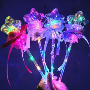 Gậy phát sáng tròn tim sao ma thuật đũa thần cho bé chơi Noel Giáng Sinh Trung Thu Sinh Nhật Dự Tiệc-NIEVE