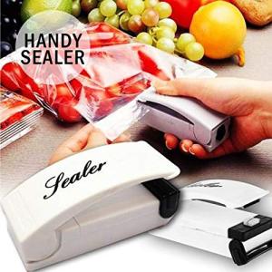 Mini Hand Heat Sealer Portable Sealer Tas Plastik Portable LX2000A - Alat Pembungkus Praktis Warna Putih