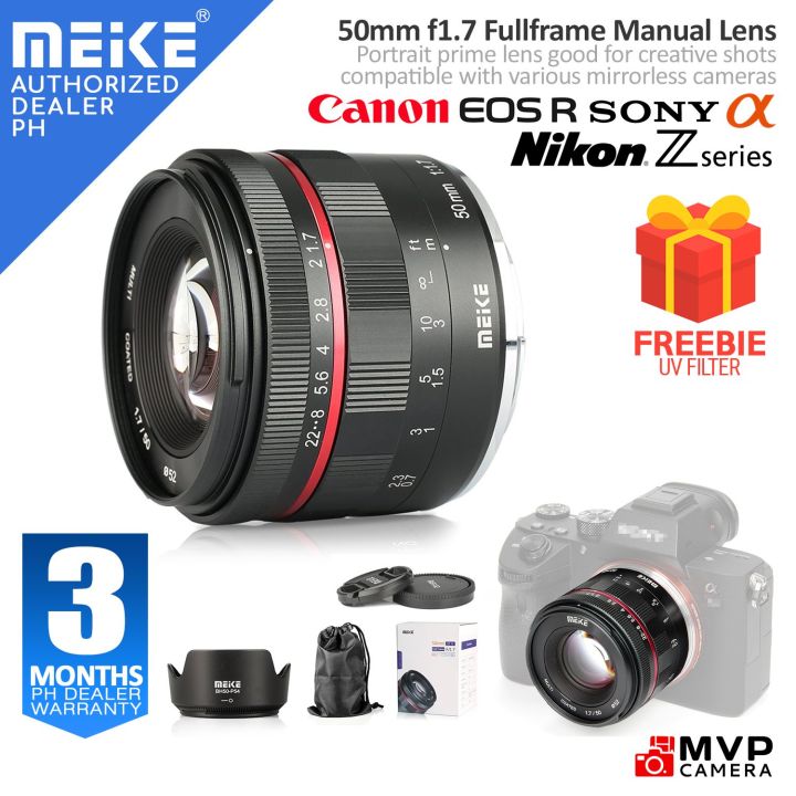 MEIKE 50mm for for Sony E Nikon Z Canon EOS R Manual Focus