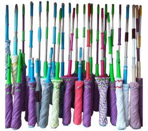 self twisting high water absorbent stainless steel mop