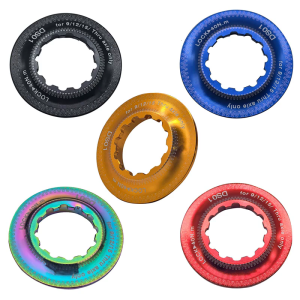 Durability Aluminum Alloys Bike Brake Lockring Cover Universals Centerlock Lock Cap Braking Performances Safety