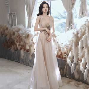 Evening Dress For Women Style Elegant Host Banquet Show Thin and Long Female Prom Gown