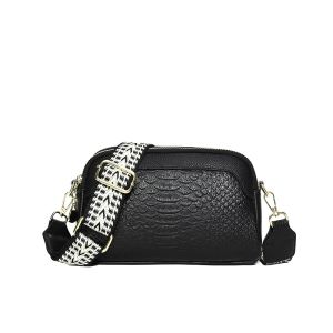 New100%Cow Leather Crocodile Messenger Bag For Women Luxury High Quality Ladies Handbag Crossbody Shoulder Bag Female Purse Sacs2026