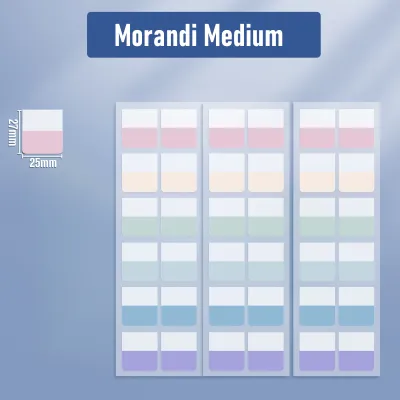 120Pcs Small Index Label Sticker Office Sticky Notes Trasparent Classification Mark Bookmark Notepad School Office Stationery Supplies