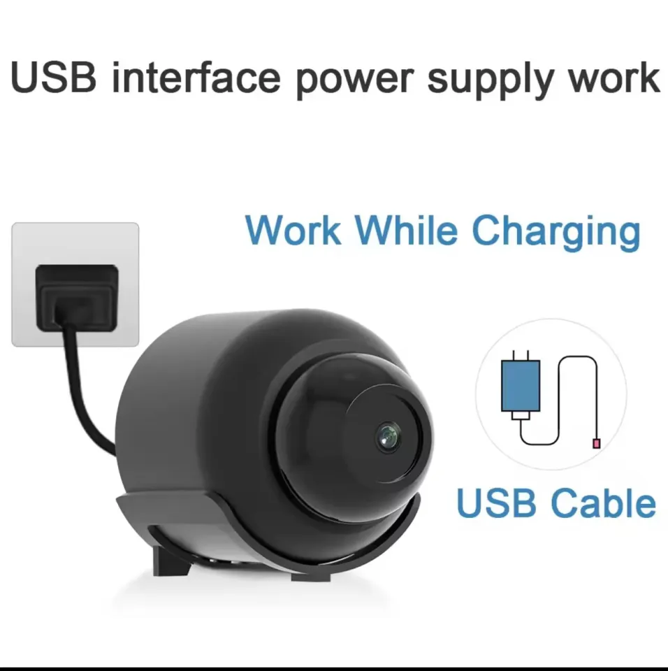 มาถึงภายใน วัน】Mini spy camera Mini WiFi Camera small size CCTV