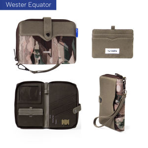 Wallts Wester - Dompet Tempat Holder passport multifungsi