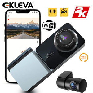 EKLEVA 2K Dual-lens Front And Rear Car DVR With High-definition Night Vision Dash Cam Wi-Fi Mobile Phone Viewing