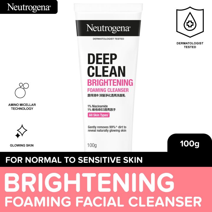 Neutrogena Deep Clean Brightening Foaming Cleanser 100g