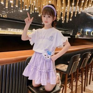 Unlimited X Childrens Fashion  2PCS (Blouses+Skirt)High Quality Baby Girl Korean Dress for Kids Girl Casual Clothes 3 to 4 to 5 to 6 to 7 to 8 to 9 to 10 to 11 to 12 Year