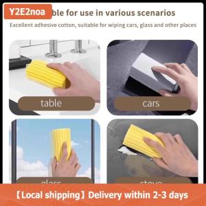 【Local shipping】 Ma thuật bụi làm sạch bọt biển PVA miếng bọt biển ẩm sạch Khăn lau bụi để làm sạch Rèm Kính ván chân tường lỗ thông hơi lan can gương cửa sổ