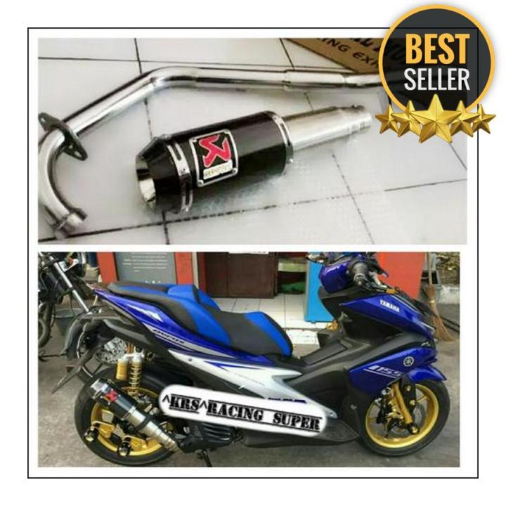 KNALPOT AKRAPOVIC GP M1 LORENZO KARBON FULLSYSTEM YAMAHA AEROX 155