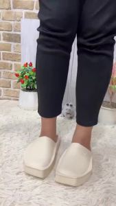 Hello Polo HP8032 รองเท้านุ่ม พื้นสูง 3 CM. รองเท้ายางeva รองเท้าแฟชั่นเรือพายหัวปิด รองเท้าแตะผู้หญิง กันลื่น กันน้ำ แฟชั่น