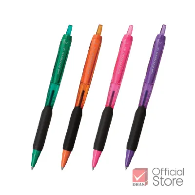 [แพ็ค4ชิ้น] UNI ปากกา ปากกาน้ำเงิน ปากกาลูกลื่น Jetstream SXN-101C-07 0.7 จำนวน 4 ด้าม (คละสี)