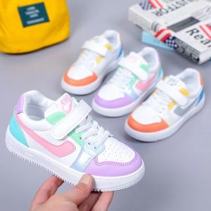 Girls fashion shoes for 3-10years kids korean casual sneakers for children (size 26-37)