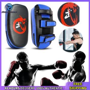 Winnereco PU Leather Foot Foot Foot Pad Bag Curved Kick Target สำหรับมวยไทย Taekwondo การฝึกศิลปะการต่อสู้
