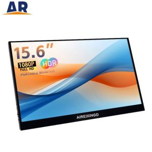 15.6" Portable Monitor 1080P 144Hz FHD IPS Panel Second Screen for Laptop Gaming Extended Display with Type C HDMI