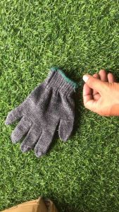 ถุงมือผ้า 500 กรัม สีเทา(480บ./10โหล)1 โหลมี 12 คู่