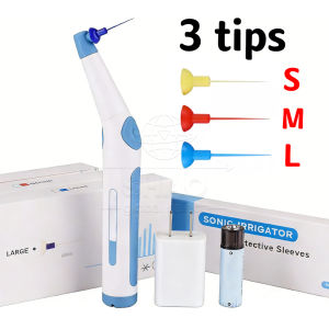 Professional Sonic Root Canal Irrigator Wireless 3 Speed Gears Disposable Needle Protective Sleeves Dental Treatment