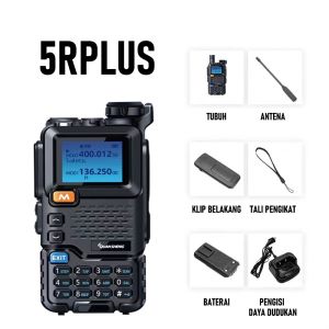 (Pengiriman cepat dikirim dari Jakarta) Walkie Talkie  QUANSHENG ht walkie talkie radio multi band transceiver high frequency handy talkie murah berkualitas tinggi dengan daya battery besar 4000MAh TSSD quansheng UV-K5/5RPLUS
