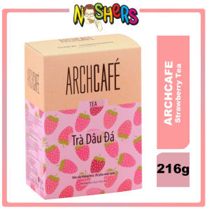 Noshers Archcafe Instant Strawberry Iced Tea Vietnamese Fruit Tea 216g (12sticks) Product of Vietnam