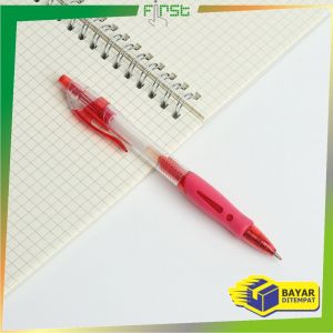 FH-A105 Pulpen Gel Cetekan Ink 0.5mm / Pulpen Mekanik Standar Tinta Cair / Bolpoint Pen Polos
