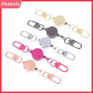 Heabety  21Mm Chống Trộm Kim Loại Dễ Dàng Để Kéo Khóa Dây Có Thể Thu Vào Móc Chìa Khóa Đàn Hồi Keychain Thể Thao Có Thể Thu Vào Vòng Chìa Khóa Y Tá Các Bộ Phận