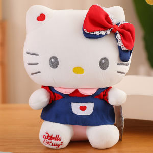 Genuine Sanrio Hello Kitty Plush Doll Kawaii 8/12 inches Cartoon Stuffed Plush Models Cute Dolls Baby Toys Kids Girls Birthday Gift 三丽鸥 娃娃