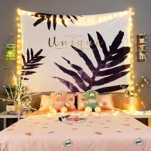 100*70cm ผ้าแขวนตกแต่ง + 600cm ไฟดาว ผ้าติดผนัง มี 3 ขนาด ผ้าแขวนตกแต่งสําหรับตกแต่งห้องและตกแต่งห้องนอน