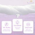 Poomsoft 5 Packs x 100 Sheet Purple Lavender Scented Alcohol-Free Baby Wipes Wet Tissue Disposable Cotton Gentle Wipes. 