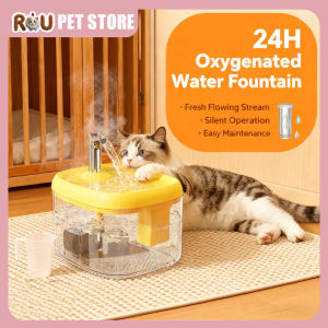 Cat Water Dispenser Silent Pet Water Bowl Automatic Circulation Flow Filter Cat and Dog Feeding Bowl