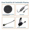 USB Headset Lightweight Comfortable Headphone with Flexible Noise-canceling Microphone Universal for Computers Laptops PCs. 