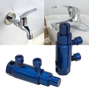 Pipe Screw Extractors Double Head Water Pipe Damaged Screws Broken Slots Removal Tool for 1/2" 3/4" Hoses Tap