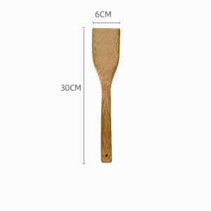 Chefs Selection DAFIFY 1pcs Wooden Spoons for Cooking Bamboo Kitchen Utensils for Nonstick Cookware - Wooden Cooking Utensils Wood Spatula Spoon Tongs