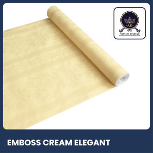Adipatidinding - Wallpaper Dinding Motif Emboss Cream Elegant Ukuran 45 Cm x 10 Meter Wallpaper Stiker Dinding Motif Emboss Cream Elegant Wallstiker Motif Emboss Cream Elegant Dekorasi Dinding Dekorasi Rumah Dekorasi Ruang Tamu Dekorasi Kamar Tidur